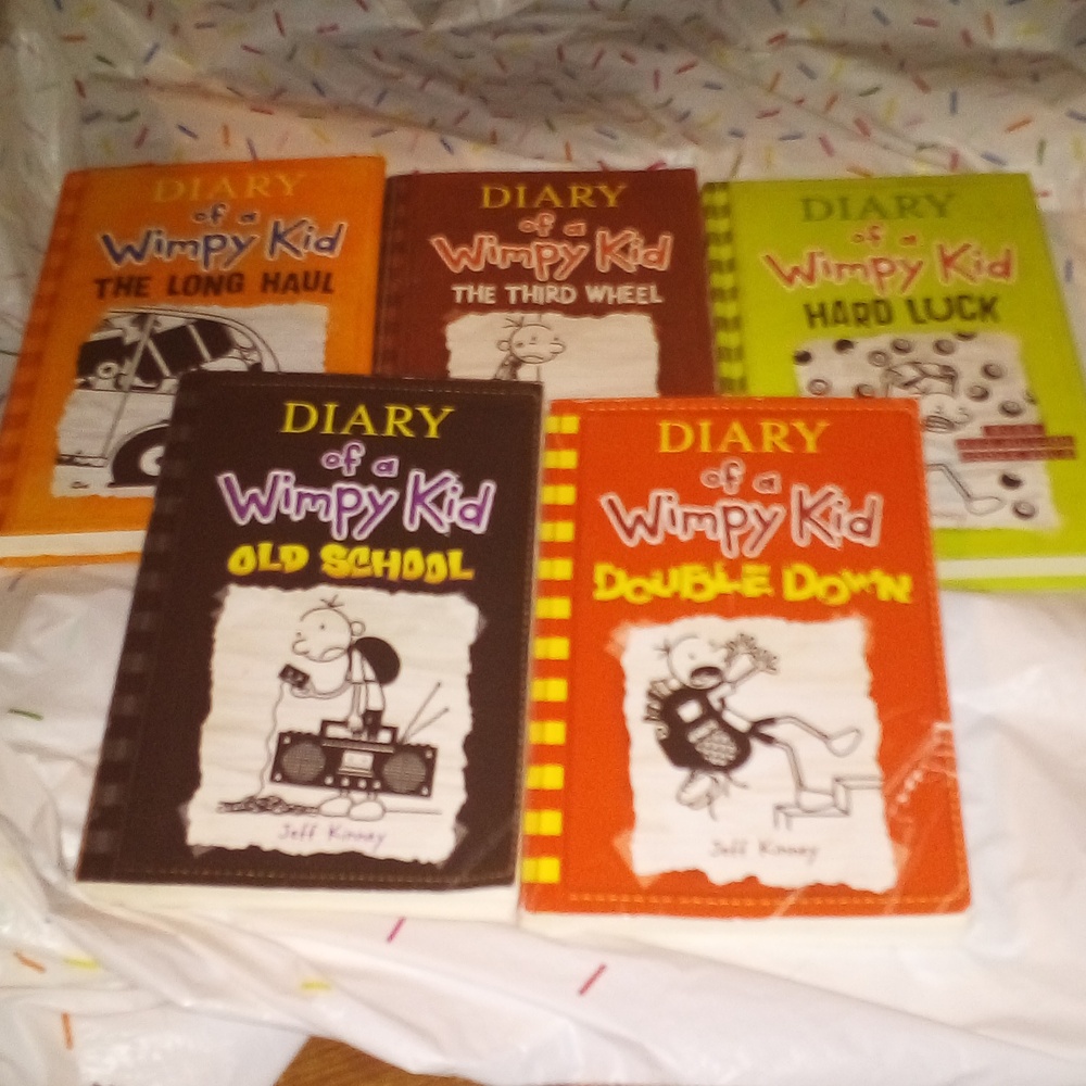 Dairy Of A Wimpy Kid Book Lot